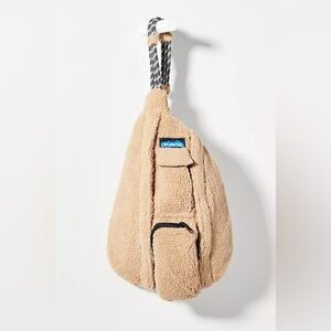 NOT FOR SALE KAVU 🤎 Sherpa Fleece Rope Sling Bag